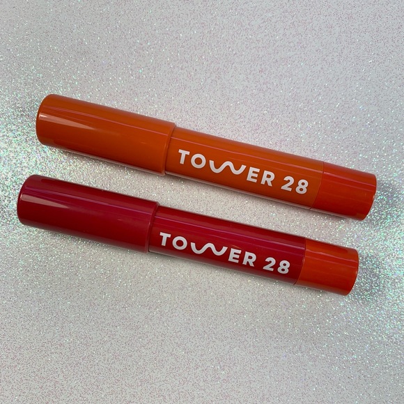 Tower 28 Tinted Lip Balm bundle: Squeeze & Drink - Picture 1 of 4